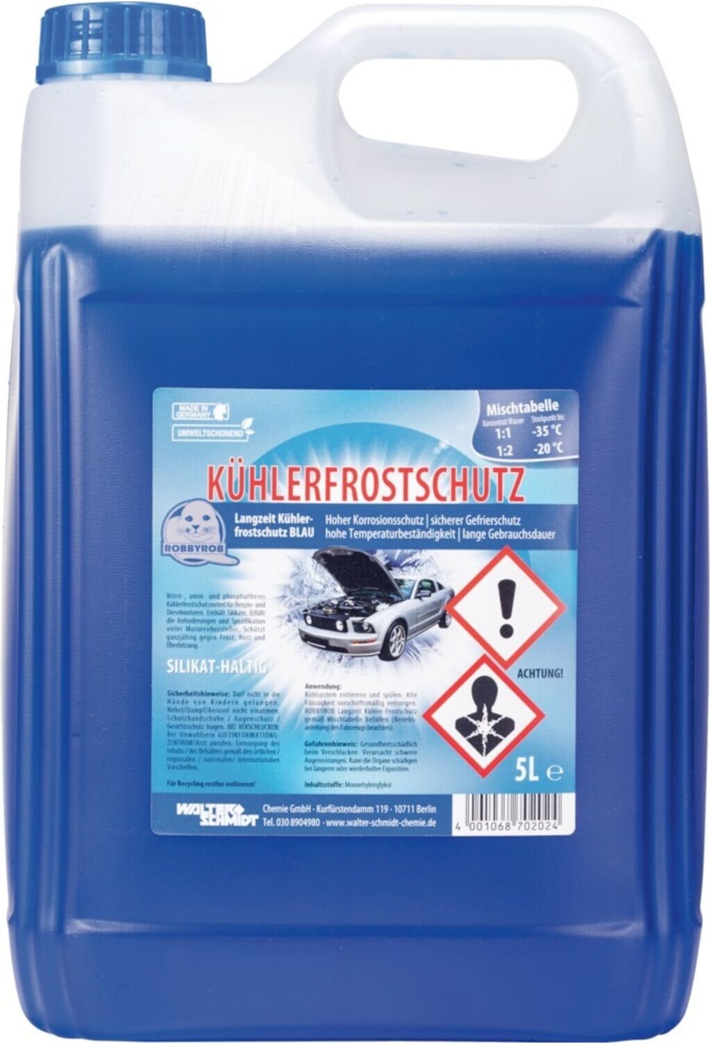 Robbyrob Kühlerfrostschutz R11 blau 5 Liter ; Walter Schmidt Chemie GmbH (8105000000)