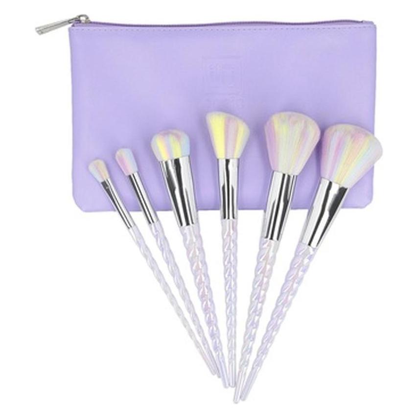Ilu Basic Set 6 Makeup Brushes with Unicorn Bag (Set) (0000087458)