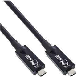 INLINE USB 3,2 Gen,2 AOC Kabel, USB-C Stecker/Stecker, schwarz, 3m