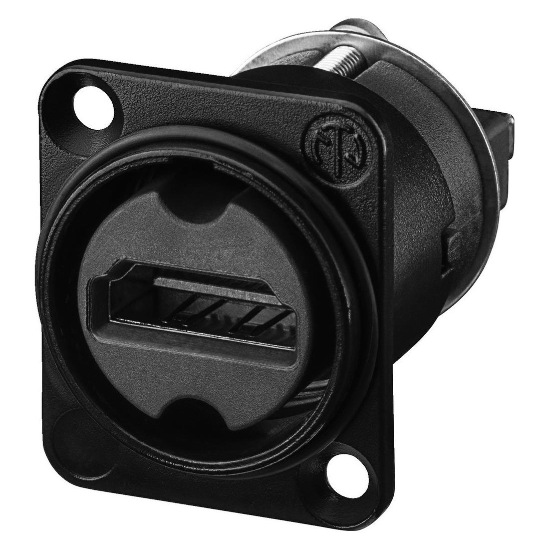 Contrik HDMI (TM) 1.4 Durchfuehrung D-Serie (MONA-NAHDMI-W-B)