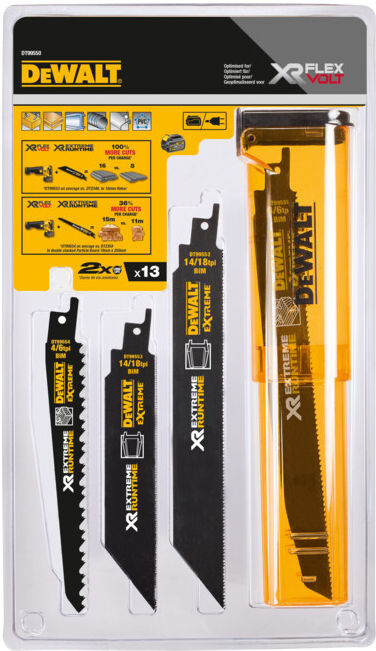 Jeu de lames de scie à chaîne DEWALT 13 pièces DT99550-QZ (DT99550-QZ)