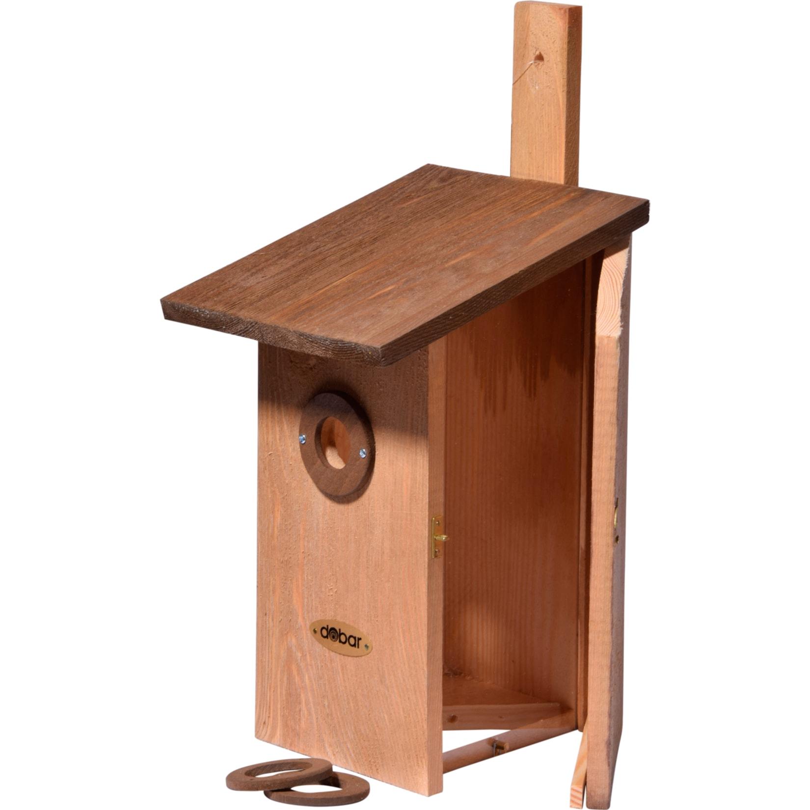 Beobachtungs-Vogelnistkasten "Einblick" aus Holz versch. Farben