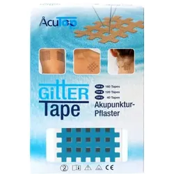 GITTER Tape AcuTop Akupunkturpflaster 5x6 cm blau 40 St Pflaster