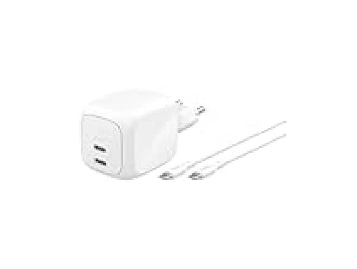 Belkin BoostCharge Pro Chargeur USB C 67 W, Chargeur GaN 2 Ports