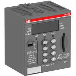 ABB PM582:AC500,Progr.Steuerung,512kB,24VDC 2xRS232/485,FBP,SD-Karte Slot,LCD Disp. 1SAP140200R0201