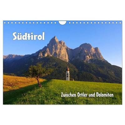 Südtirol - Zwischen Ortler und Dolomiten (Wandkalender 2027 DIN A4 quer), CALVENDO Monatskalender