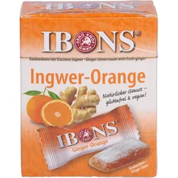 Ibons Ingwer Orange 60G Box Kaubonbons 60 G
