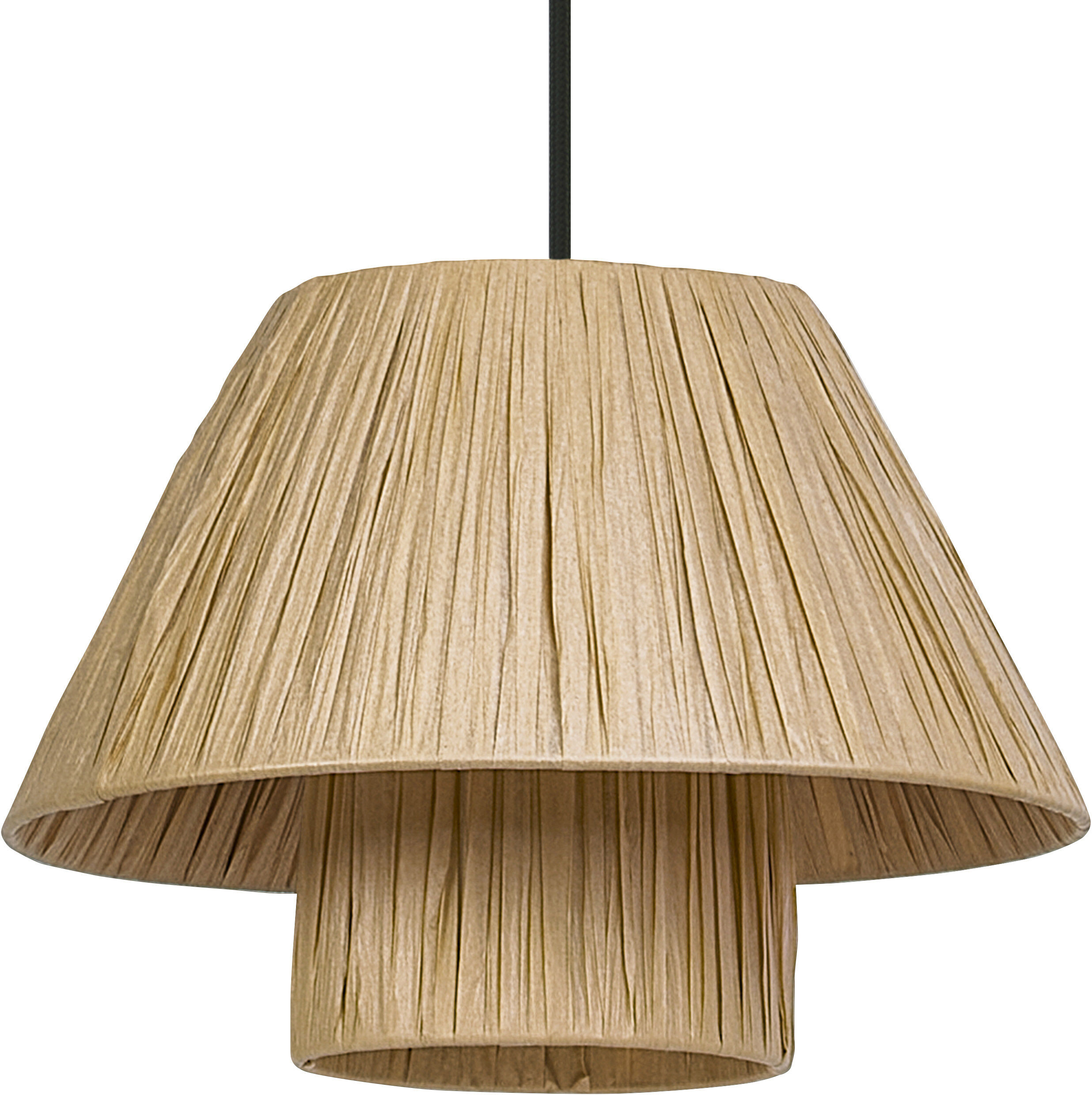 Ledvance Decor Bambus Papier Hütte Pendelleuchte 280 E27 Braun
