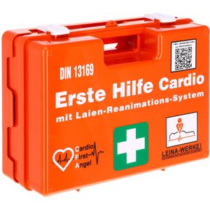 Leina-Werke Erste-Hilfe-Koffer MAXI Cardio, Füllung nach DIN 13169, mit Reanimations-Set