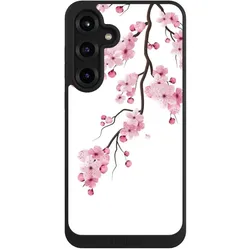 Nivocase Handyhülle für Samsung Galaxy S25+ Hülle NIVOpure Case Schwarz Asien Japan Kirschblüten (Samsung Galaxy S25+), Smartphone Hülle, Schwarz
