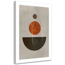 WANDBILD kreise und boho formen