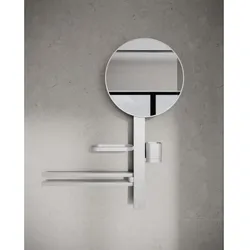 Ideal Standard Alu+ Beauty Bar M700 BD588SI mit Handtuchhalter und Spiegel 320mm, Silver