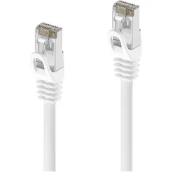 Purelink CAT 6A Patchkabel. S/FTP - weiss - 20,0m (S/FTP, CAT6a, 20 m), Netzwerkkabel