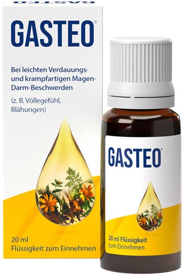 Gasteo® Magen-Tropfen bei Magen & Verdauungsproblemen