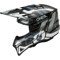ONeal EX-SRS Dust, Motocrosshelm - Matt Schwarz/Weiß/Grau - M