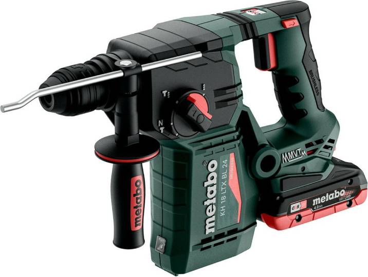 Metabo KH 18 LTX BL 24 Akku-Hammer 18V Hammer + 4Ah LiHD Akku # 601713800