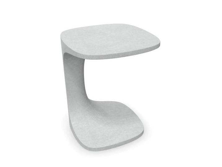 KRISTALIA table basse FONT (Gris clair - Ciment)