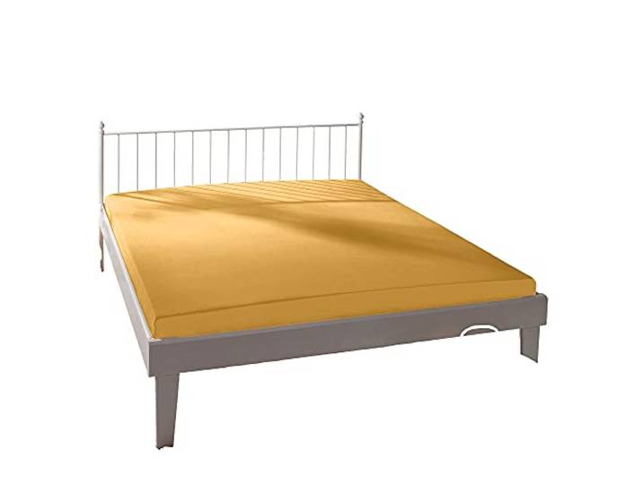 Bassetti Spannbettlaken Uni 196 ORO Baumwolle/Elastan, Maße: 180cm x 200cm, 200cm x 220cm, 9314078
