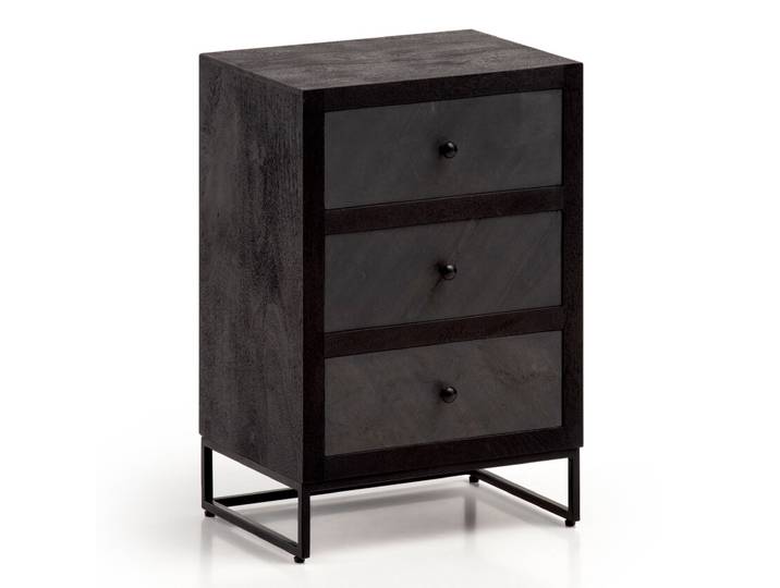 Nachttisch Mango massiv Eisen 60 x 40 x 30 cm...