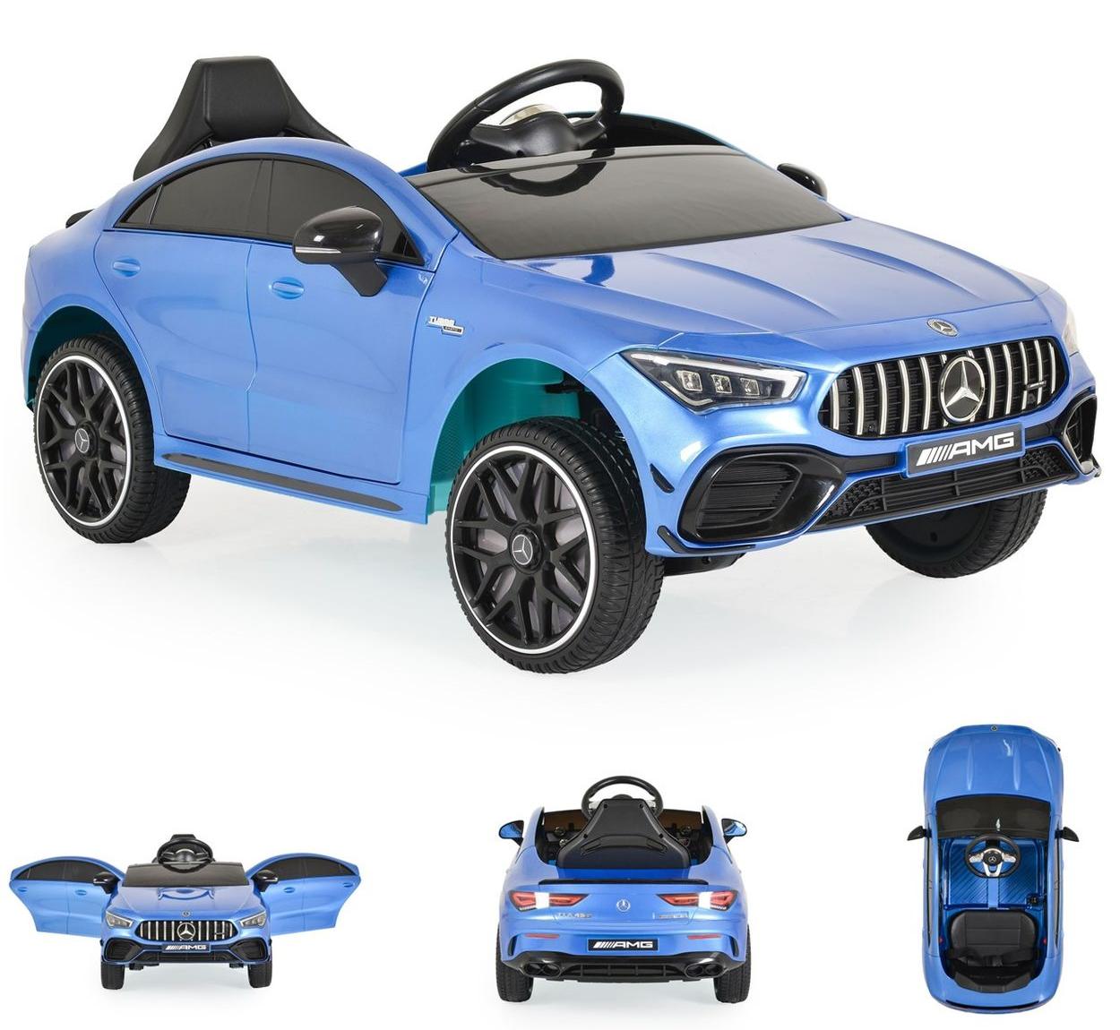 Moni Kinder Elektroauto Mercedes-AMG CLA 45 Bluetooth Fernbedienung vier Motoren