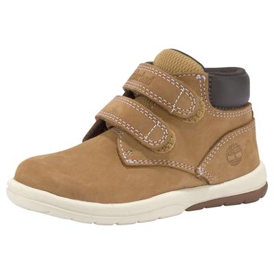 Klettboot TIMBERLAND "TODDLE TRACKS - MID HOOK & LOOP BOOT", Mädchen, Gr. 27, Synthetik, gelb (wheat), Leder, Schuhe, Winterstiefel, Winterboots, Snowboots, Winterschuhe