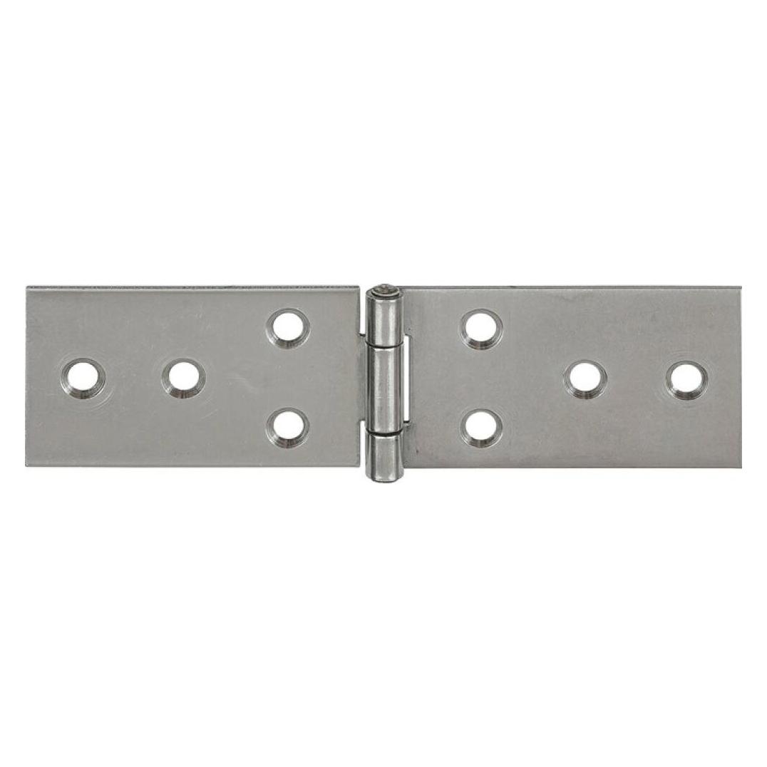 Vormann Tischband Höhe 28 mm B.offen80 mm Stärke 1 mm Edelstahl (10 Stk.) (010505080)
