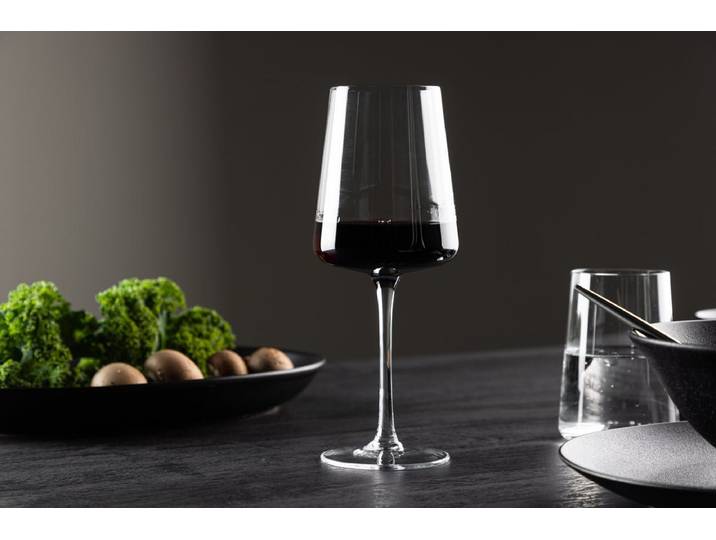 Weingläser Pia - elegantes 2er-Set aus klarem Glas - Transparent - Luxusbetten24