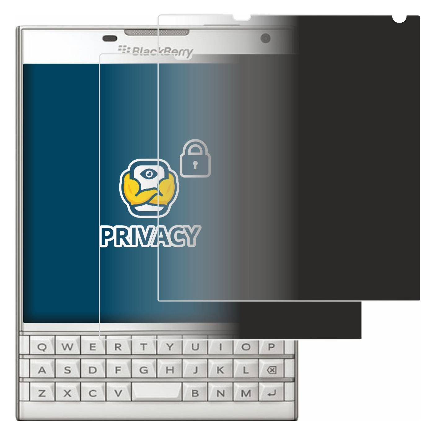 Brotect Sichtschutzfolie Anti-Spy Privacy Folie Blaulicht-Schutz (2 Stk., Blackberry Passport) (4312106)