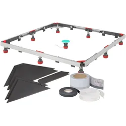 Mepa Duschwannen-Set MR SF RE, 3S+ für Stahlduschwannen, 182123 182123