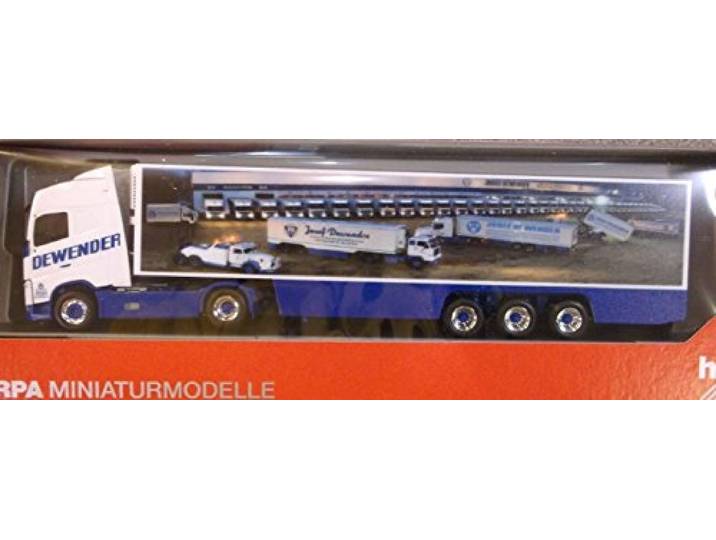 Herpa 303484 Volvo FH Gl. XL koelkoffer-zadeltrein Dewendder