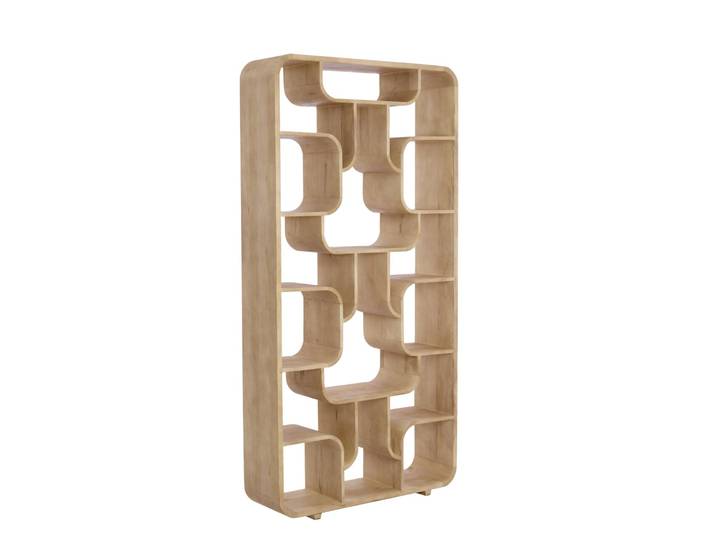 Light&Living Standregal LABARE, Hellbraun, Holz