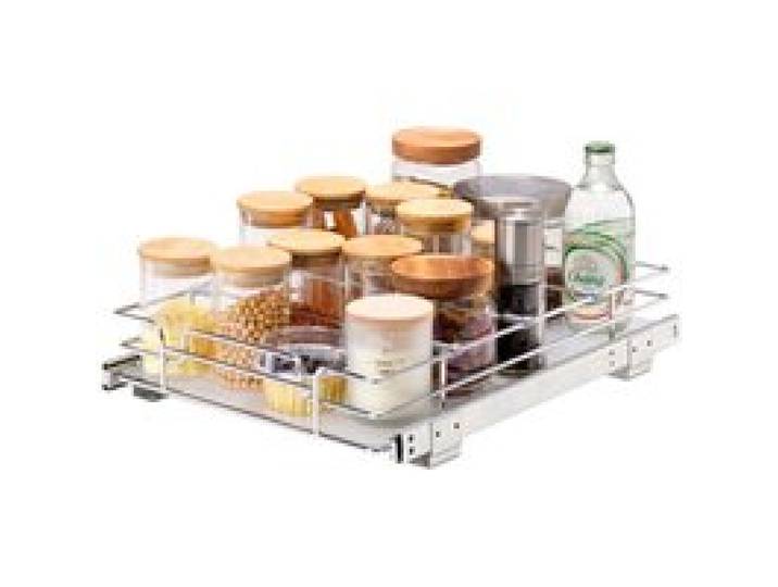 VEVOR ausziehbares Gewürzregal (315x420x85 mm) Spülschrankregal Küchenschrank, Schiebeschublade Waschbecken Gewürzregal Schrank Organizer Unterschrankregal 345x450x185 mm (Einbaumaße)