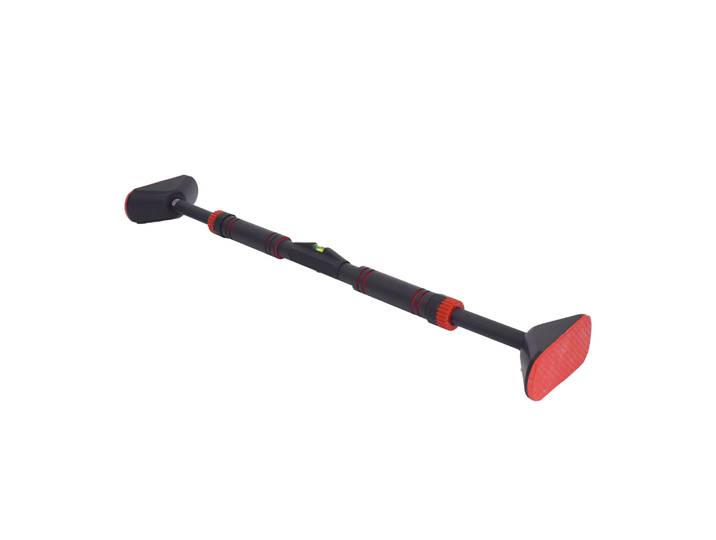 Klimmzugstange Türstange 70 - 90 cm schwarz/rot