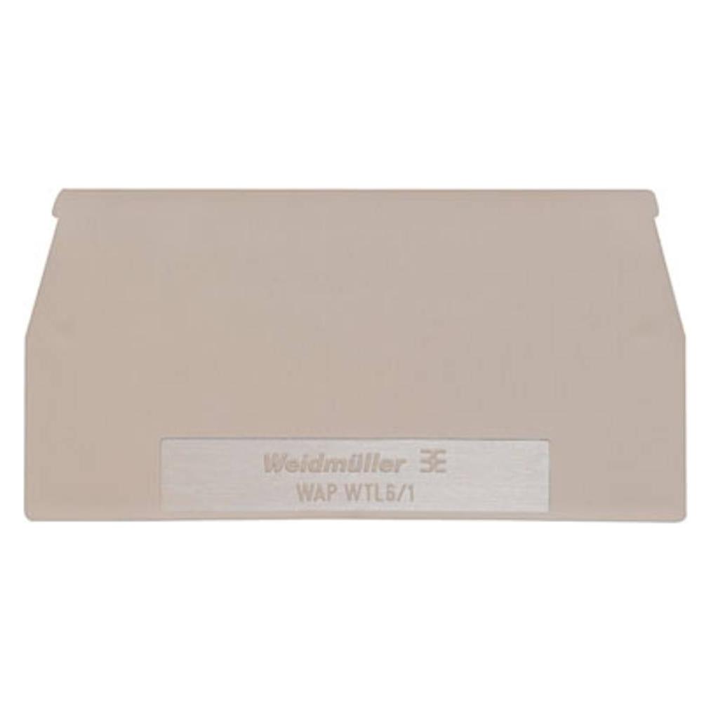Weidmüller WAP WTL 6/1 Abschluss-Platte (WAP WTL6/1 -1068300000)