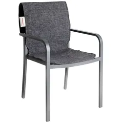 Securit® Montandor® Infrarot-Heizsitzbezug - Dunkelgrau - Speziell für Hotel, Restaurants und Café