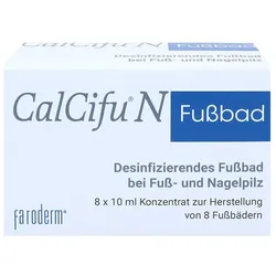 CALCIFU N desinfizierendes Fußbad 8X10 ml