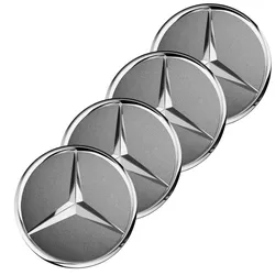 Mercedes-Benz Radnabenabdeckung Stern tremolit-metallic 4-teiliger Satz A0004002