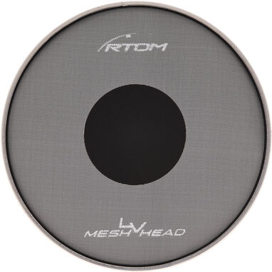 Rtom "LVMH8 08" Mesh Drum Head" Schwarz