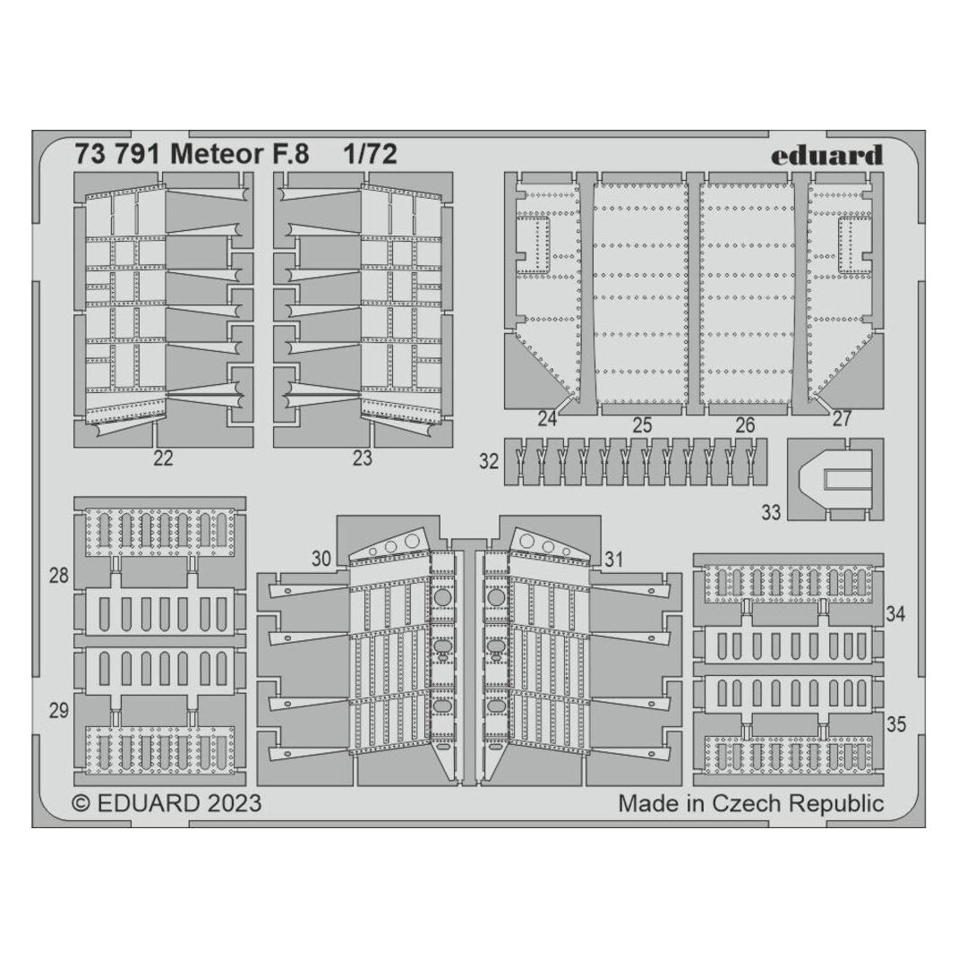 Eduard Meteor F.8 1/72 for AIRFIX (73791)