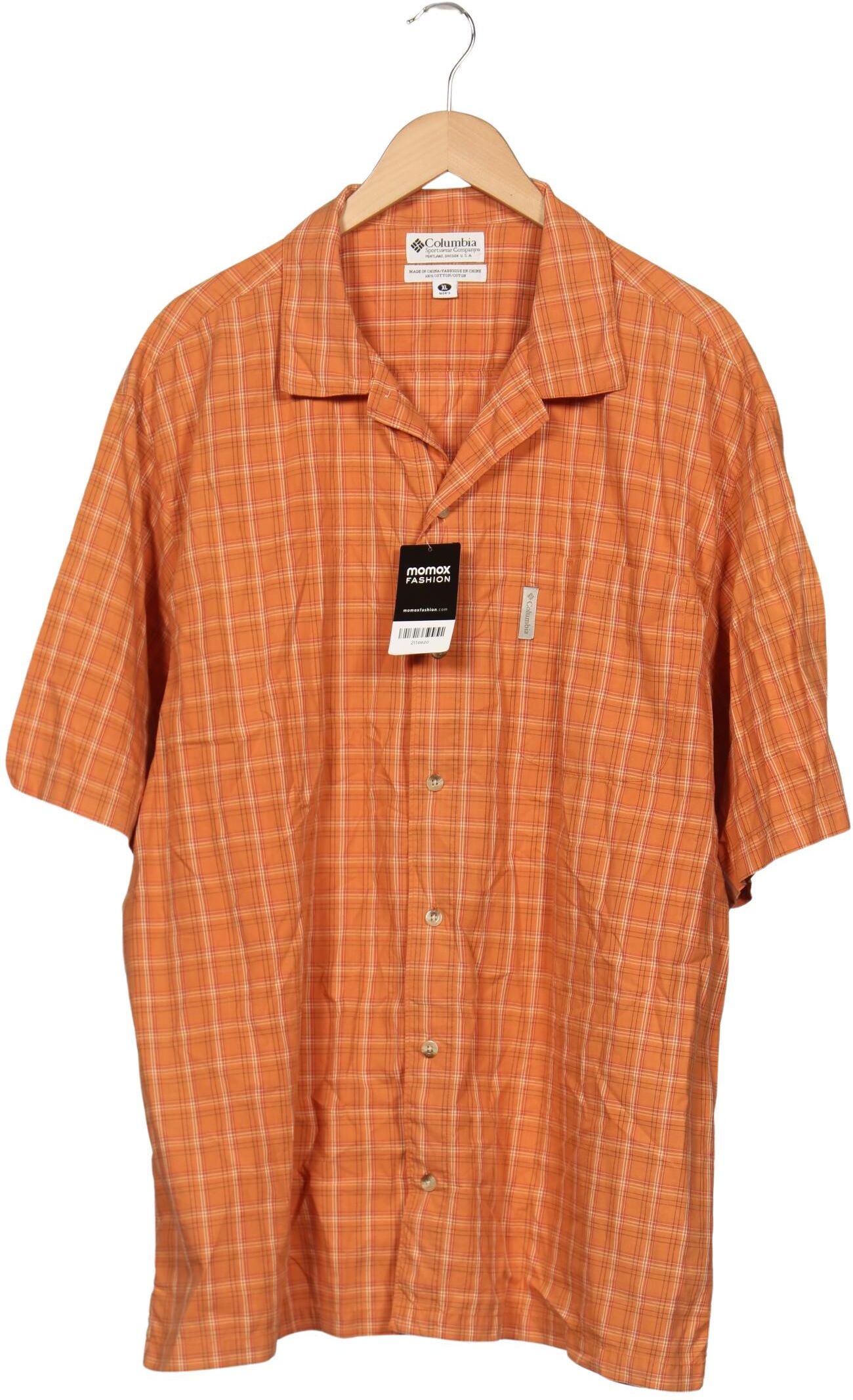 Columbia Sportswear Company Herren Hemd, Orange, Gr. XL, Baumwolle - Second Hand