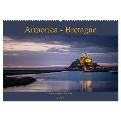 Armorica - Bretagne, Land am Ende der Welt (Wandkalender 2027 DIN A2 quer), CALVENDO Monatskalender