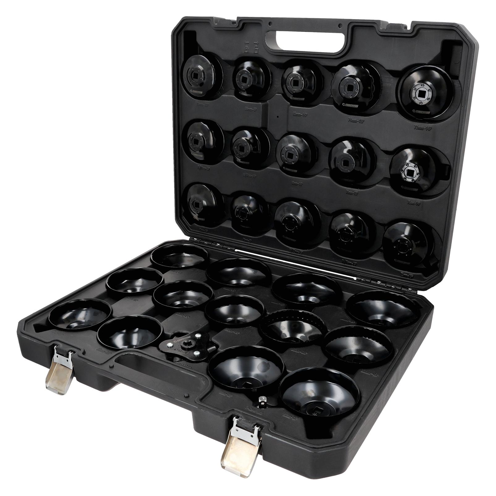 KS Tools 512.5075 COMPETITION 3/8" Ölfilterschlüssel-Satz, 30-tlg (512.5075)
