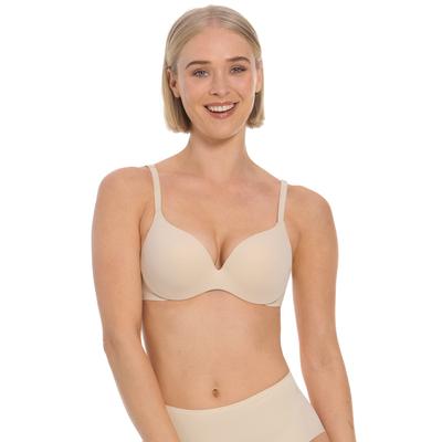 Push-up-BH MAGIC BODYFASHION, Damen, Gr. 80, Cup C, beige (latte), Microtouch, Obermaterial: 80% Polyamid, 20% Elasthan, BHs Push-up-BH