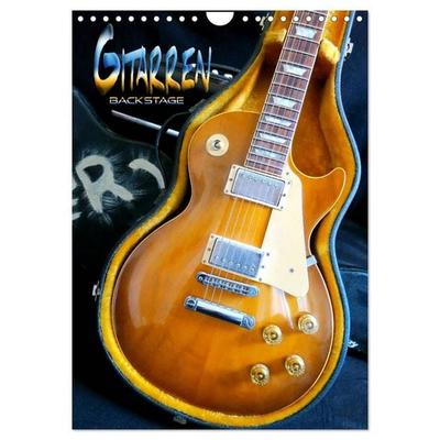 Gitarren backstage (Wandkalender 2027 DIN A4 hoch), CALVENDO Monatskalender