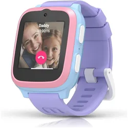 myFirst Smart Watch Fone S3 Blau/Rosa/Violett (48 mm, Pink, Violett, 4G), Smartwatch