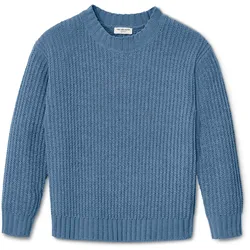 Tchibo - Kinder-Chenille-Pullover - Mädchen - Gr. 146/152 - blau