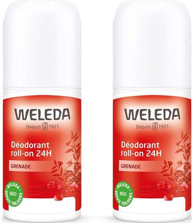 Weleda Desodorante Roll-On 24h de Granada 2x50 ml