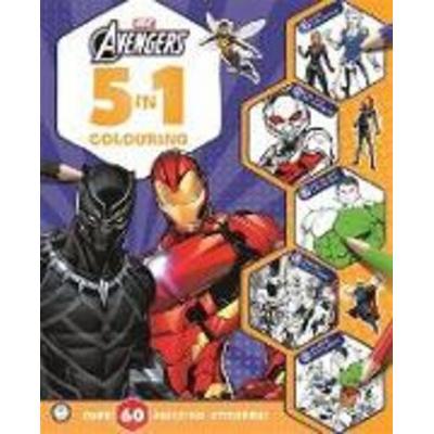 Marvel Avengers: 5 in 1 Colouring, Taschenbuch von Marvel Entertainment International Ltd, Bonnier Books Ltd, 978-1-80749-235-9