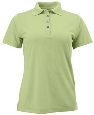 Paragon SM0104 Women's Saratoga Performance Mini Mesh Polo Shirt in Kiwi size Medium   Microfiber polyester 104