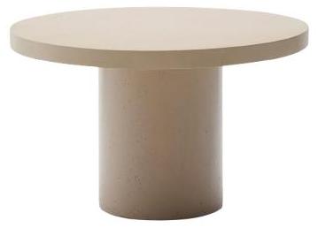 Tisch Aiguablava 120 x 120 x 75 cm Zement Beige
